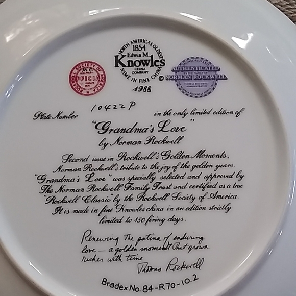 Norman Rockwell collector's plate by Knowles with certificate and box - Picture 2 of 7